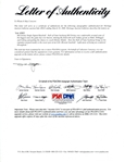 Bill Dickey Autographed Bobby Brown OAL Baseball PSA/DNA Certified