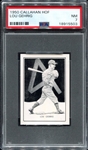 1950 Callahan HOF Lou Gehrig PSA 7