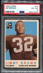 1959 Topps #10 Jim Brown PSA 4