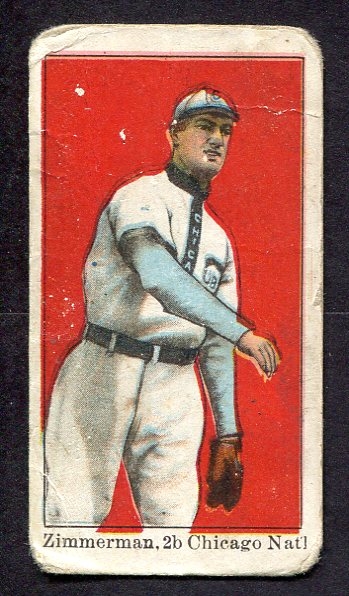 E92 Dockman Heinie Zimmerman Chicago Cubs