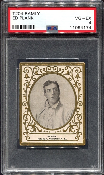 T204 Eddie Plank PSA 4