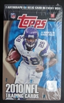 2010 Topps NFL Trading Cards Factory Sealed Unopened Hobby Box