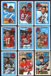 1970 & 1971 Kelloggs 3-D Football Lot of 18
