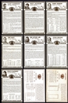 1970 & 1971 Kellogg's 3-D Football Lot of 18
