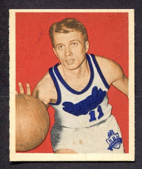 1948 Bowman Basketball #10 Bob Davies Rochester Royals Nrmt