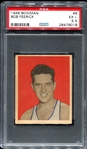 1948 Bowman Basketball #6 Captain Bob Feerick Washington Capitals PSA 5.5