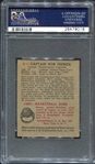 1948 Bowman Basketball #6 Captain Bob Feerick Washington Capitals PSA 5.5