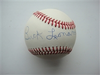 Buck Leonard Signed William D. White ONLB