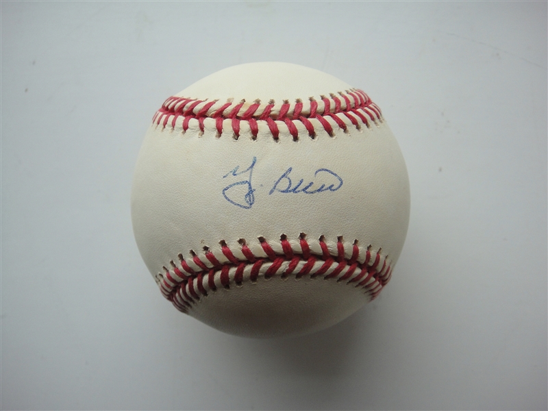 Yogi Berra Signed Bobby Brown OALB