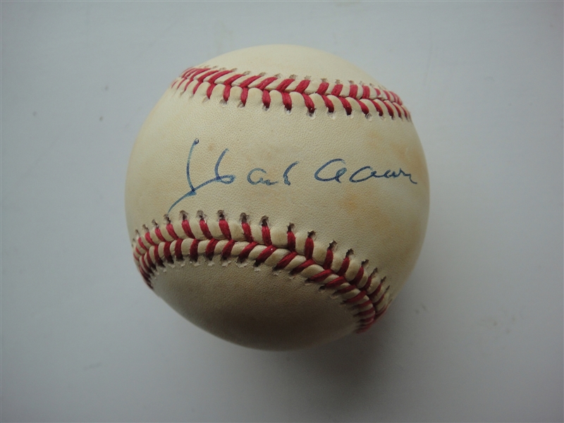 Hank Aaron signed William D. White ONLB