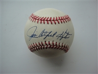 Jim Catfish Hunter Signed Bobby Brown OALB