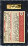 1952 Topps #387 Billy Meyer Pittsburgh Pirates SGC 80 Nicely Centered!