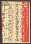 1952 Topps #331 Tom Morgan New York Yankees