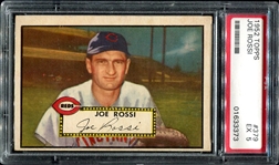 1952 Topps #379 Joe Rossi Cincinnati Reds PSA 5