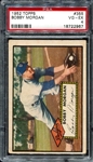 1952 Topps #355 Bobby Morgan Brooklyn Dodgers PSA 4