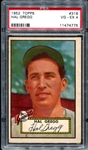 1952 Topps #318 Hal Gregg New York Giants PSA 4