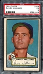 1952 Topps #316 Davey Williams New York Giants PSA 5