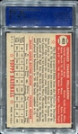1952 Topps #405 Eddie Pellagrini Cincinnati Reds PSA 5
