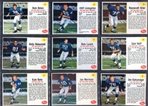 1962 Post Cereal Football Complete Set of 200 Nice Condition!