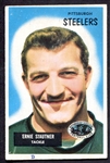 1955 Bowman #134 Ernie Stautner Pittsburgh Steelers