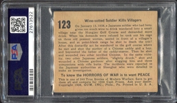 R69 1938 Horrors of War #123 PSA 5