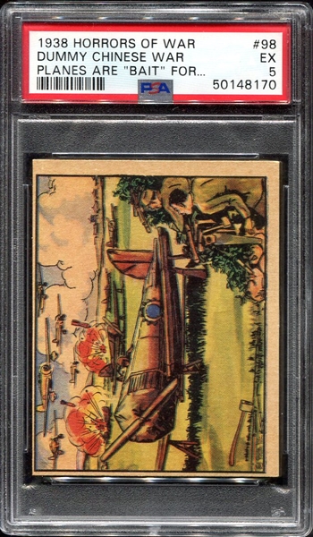 R69 1938 Horrors of War #98 PSA 5