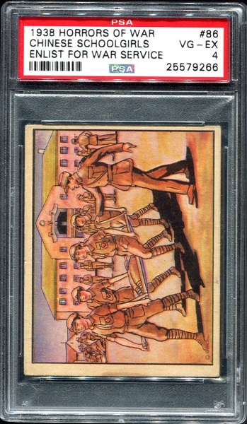 R69 1938 Horrors of War #86 PSA 4