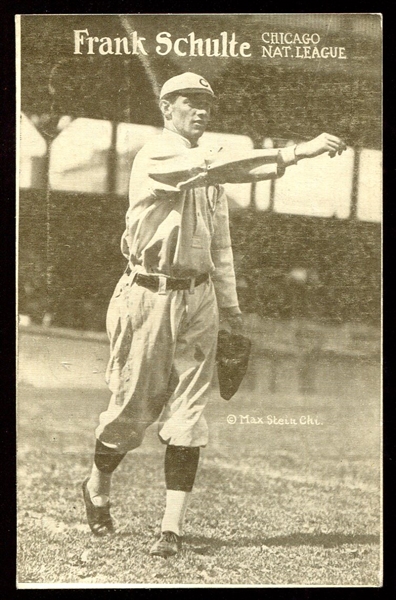 PC 758 Frank Schulte Postcard