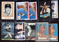 Mickey Mantle Lot of 11 Reissue/Commemorative Cards