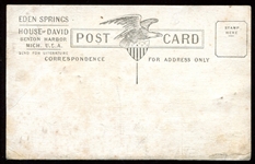1920's House of David Baseball Park Postcard