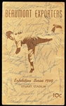 1949 Beaumont Exporters Scorecard vs. Chicago White Sox w/29 Autographs
