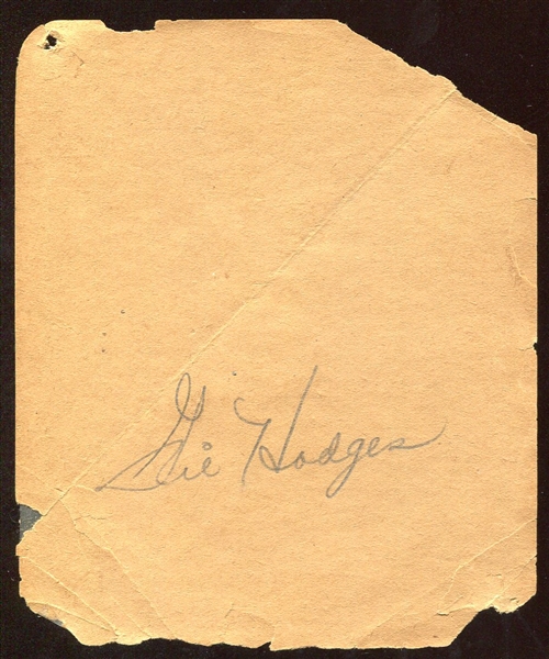 Gil Hodges Autograph PSA/DNA Authentic