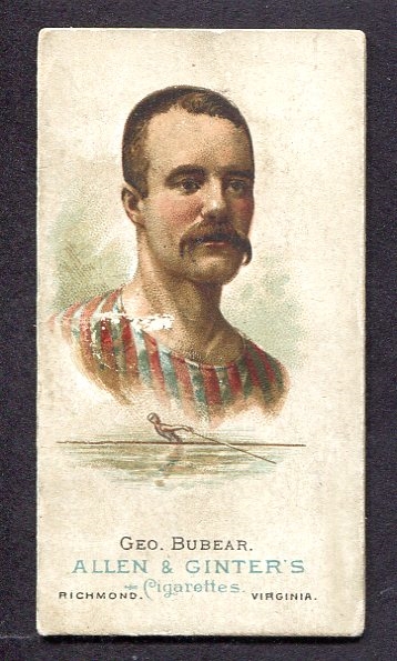 N28 Allen & Ginter Geo. Bubear Oarsman