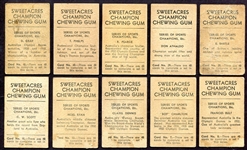 1930 Sweetacres Champion Chewing Gum Lot of 10 Different