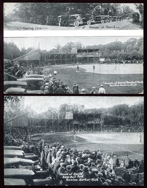 House of David Baseball Team Postcards