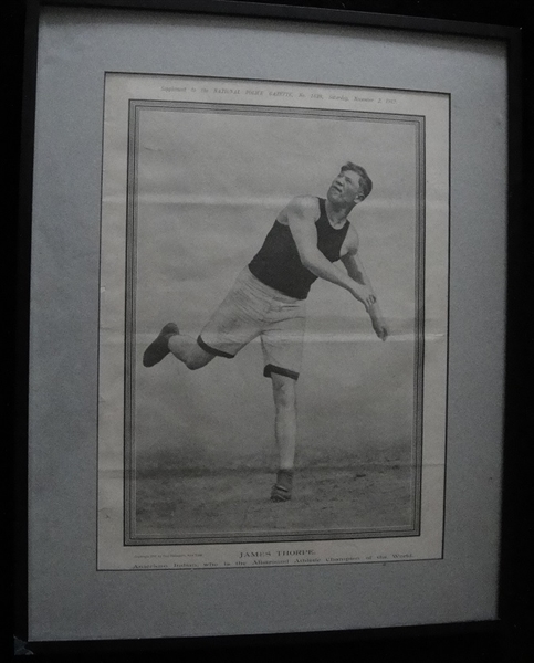 1912 Jim Thorpe National Police Gazette Supplement