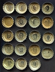 1965 & 1966 NFL Coke Caps Lot of 19