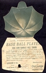 N173 Old Judge Metamorphic Trade Card Ad Piece