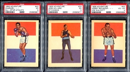 1956 Adventure Gum Boxers 3 PSA Graded
