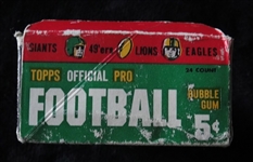 1960 Topps Football Wax Box
