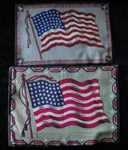 1910's Felt Flags Large and Small 6 Different