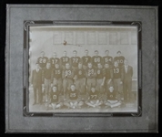 Early 1900s Football Team Photo Creedman Cambridge Mass.