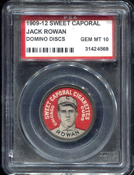 Domino Discs Jack Rowan PSA 10 Only One Graded!