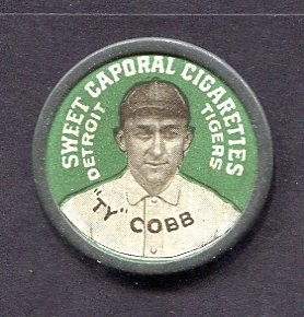 Domino Discs Ty Cobb No D on Cap Small Portrait 