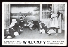 1910 Whitey Opera House "My Cinderella Girl" Baseball Postcard