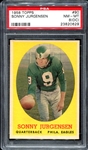 1958 Topps #90 Sonny Jurgensen PSA 8OC