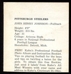 1960 Kahn's John Henry Johnson