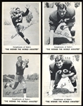 1963 Kahns Football 4 Different Redskins