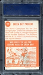 1963 Topps #97 Green Bay Packers Team PSA 7
