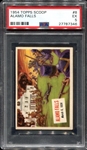 1954 Topps Scoop #8 The Alamo Falls PSA 5